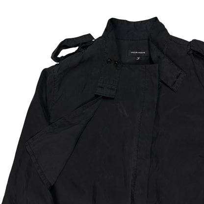 Kris Van Assche Chest Layered Military Strap Silk Shirt