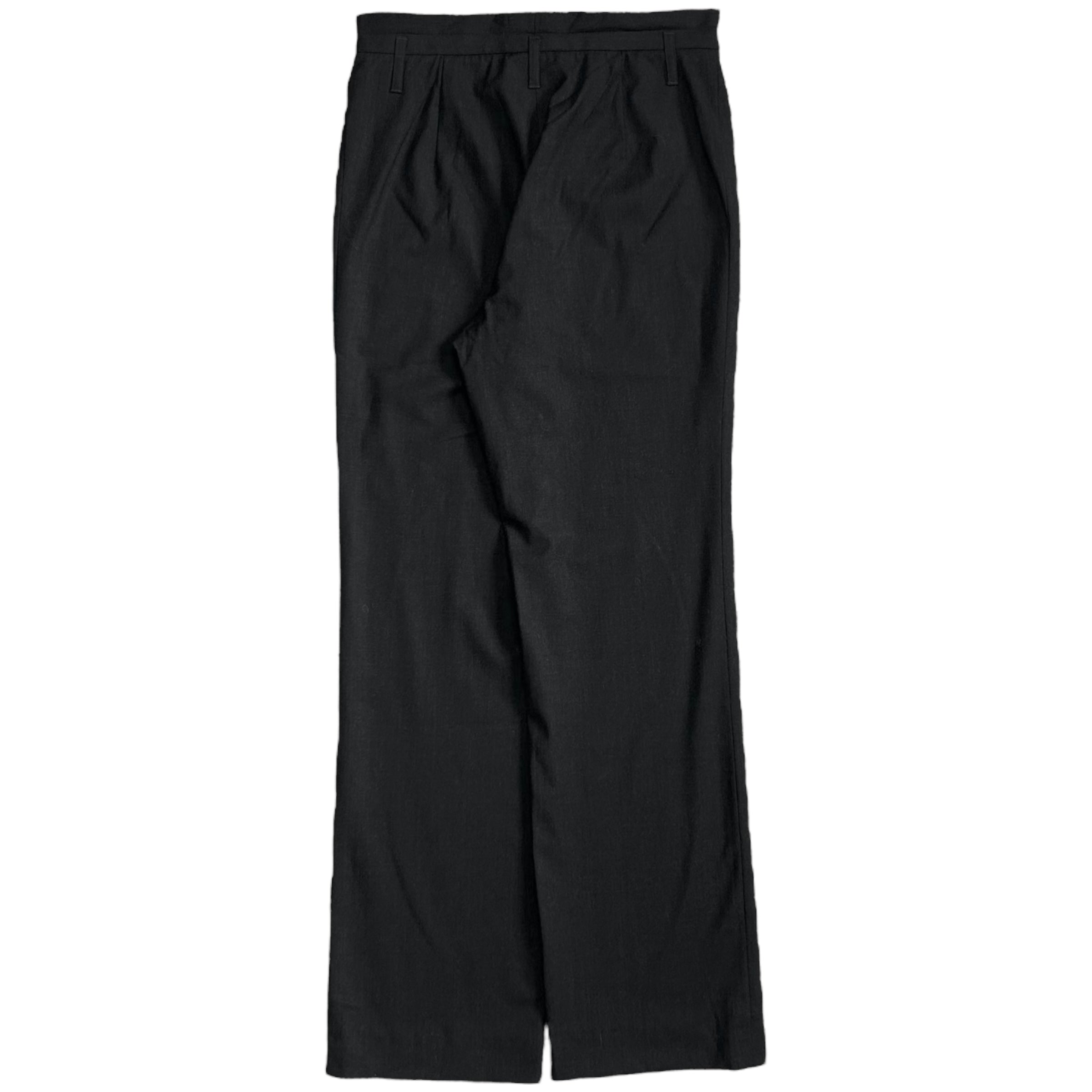 Jil Sander Flared String Waist Trousers – Vertical Rags