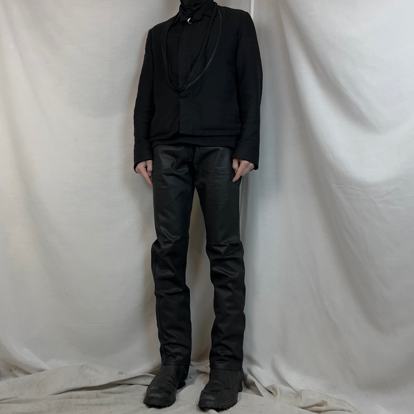 Dirk Bikkembergs Coated Wax Jeans - AW10