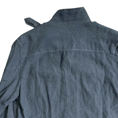 Balenciaga Belt Collar Linen Work  Shirt - SS05