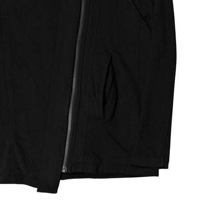Helmut Lang Asymmetric Zip Rayon Hoodie - AW14