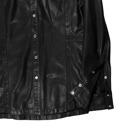 Dirk Bikkembergs Calf Leather Snap Shirt - SS10