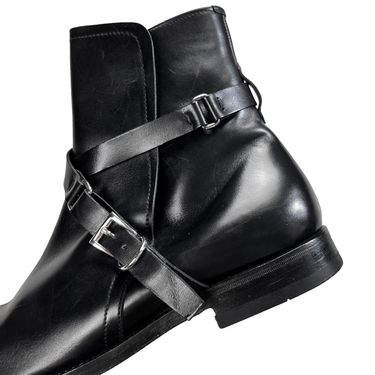 Prada Squared Jodhpur Strap Boots