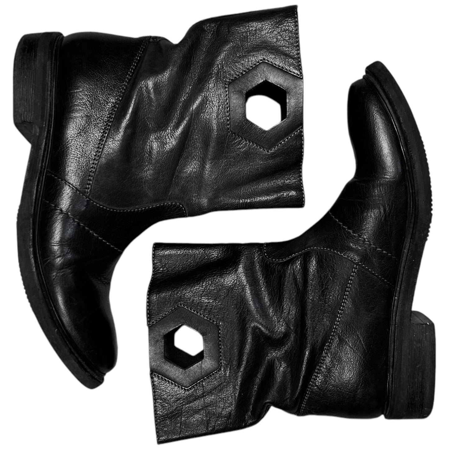 Dirk Bikkembergs Hexagon Cut Out Boots