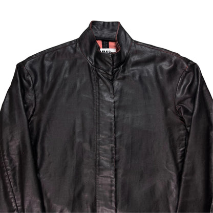MM6 Maison Martin Margiela Strapped Waxed Cafe Jacket - AW14