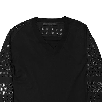 Givenchy Eyelet V-Neck Sweater - SS11