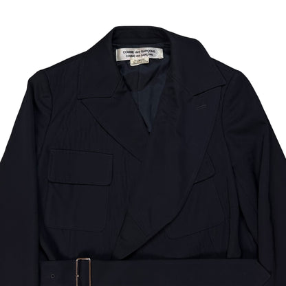 Comme des Garcons Asymmetric Belted Back Pleated Jacket - AW15