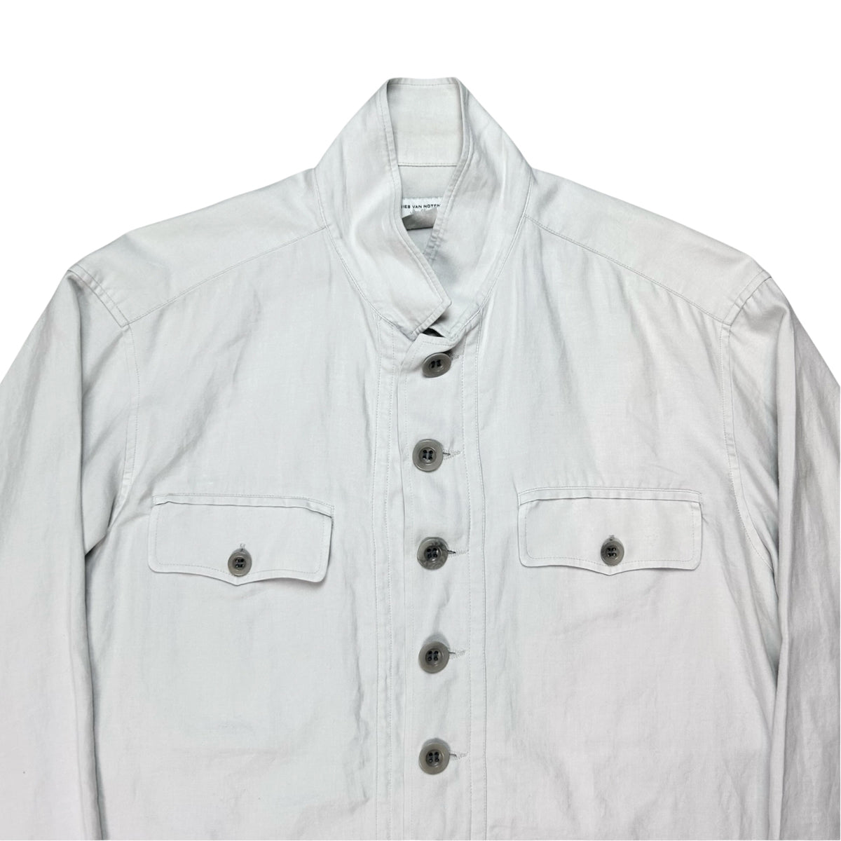 Dries Van Noten Saharienne Multi Button Shirt