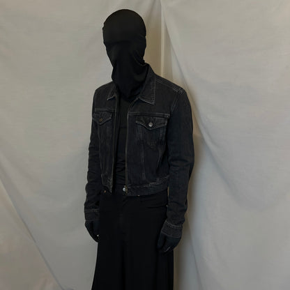 Balenciaga Cropped Zip Denim Jacket - AW16