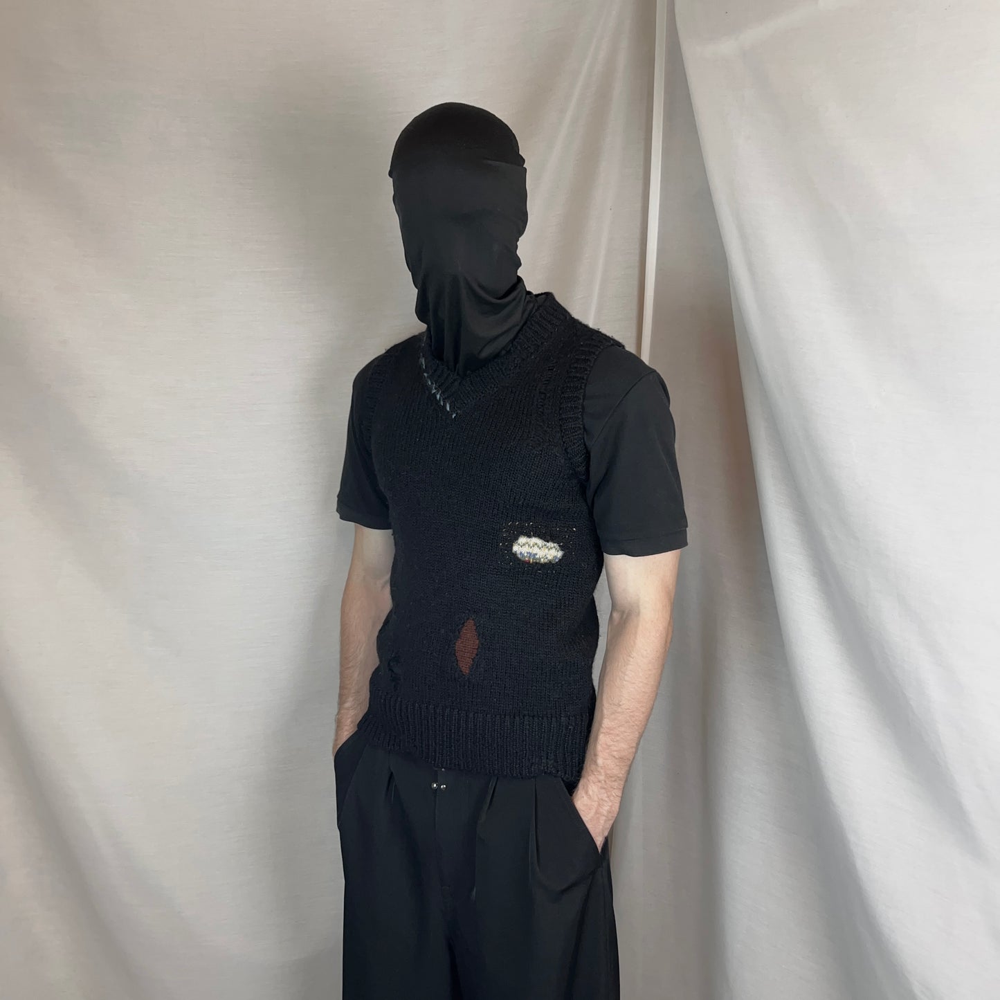 Raf Simons Distressed Knit Vest - AW15