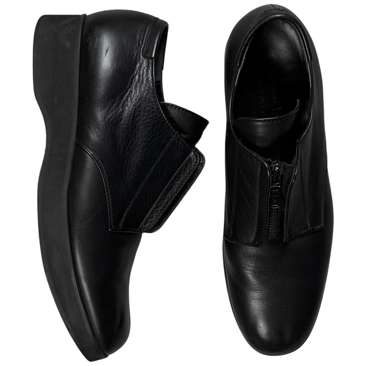 Yohji Yamamoto + Noir Tongue Zip Plattform Derbies - AW20
