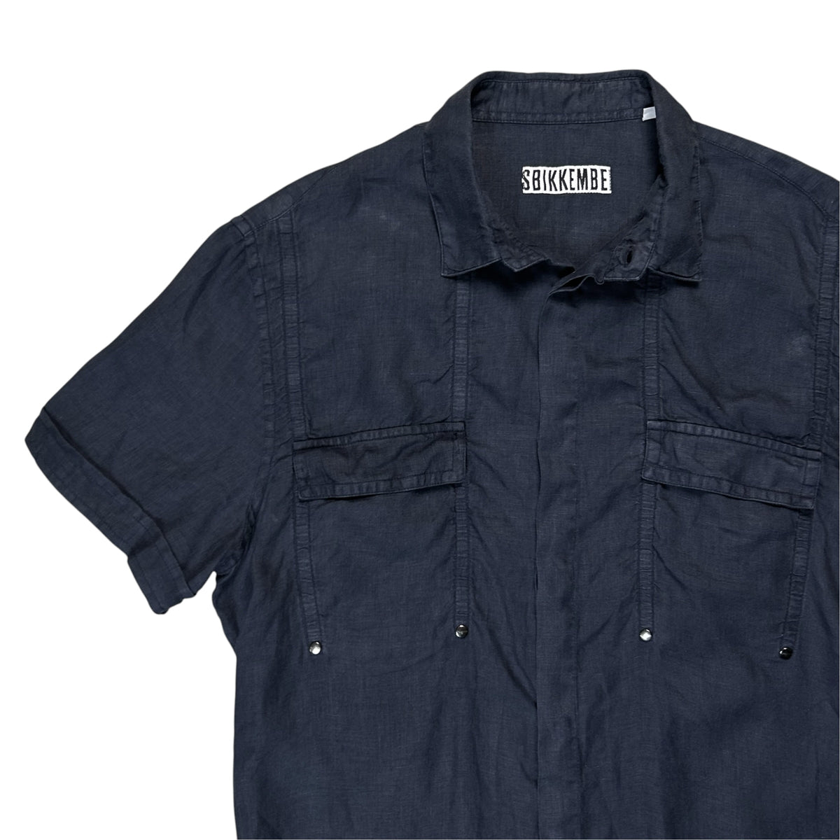 Dirk Bikkembergs Studded Linen Shirt - SS11