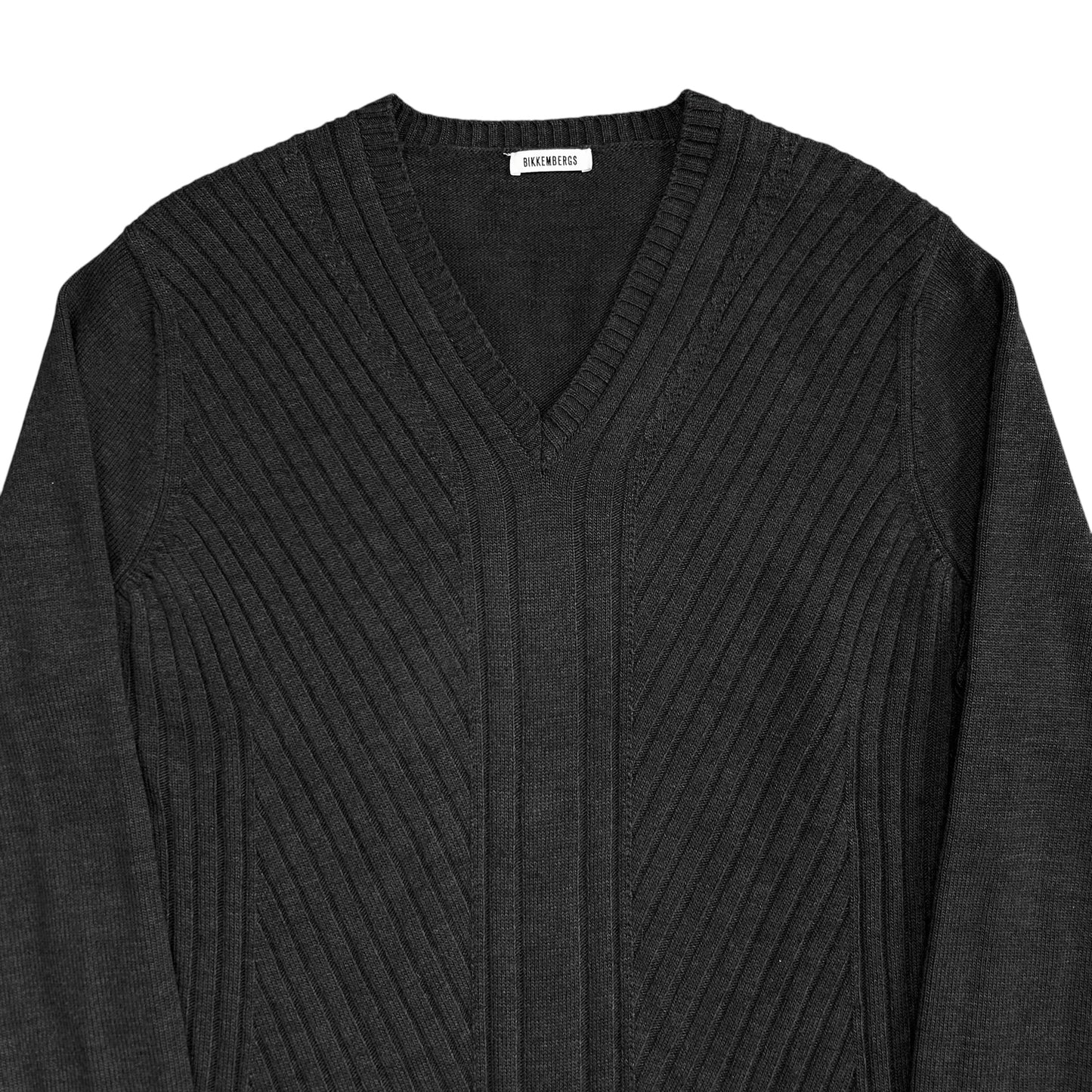 Dirk Bikkembergs Multi Rib V-Neck Sweater