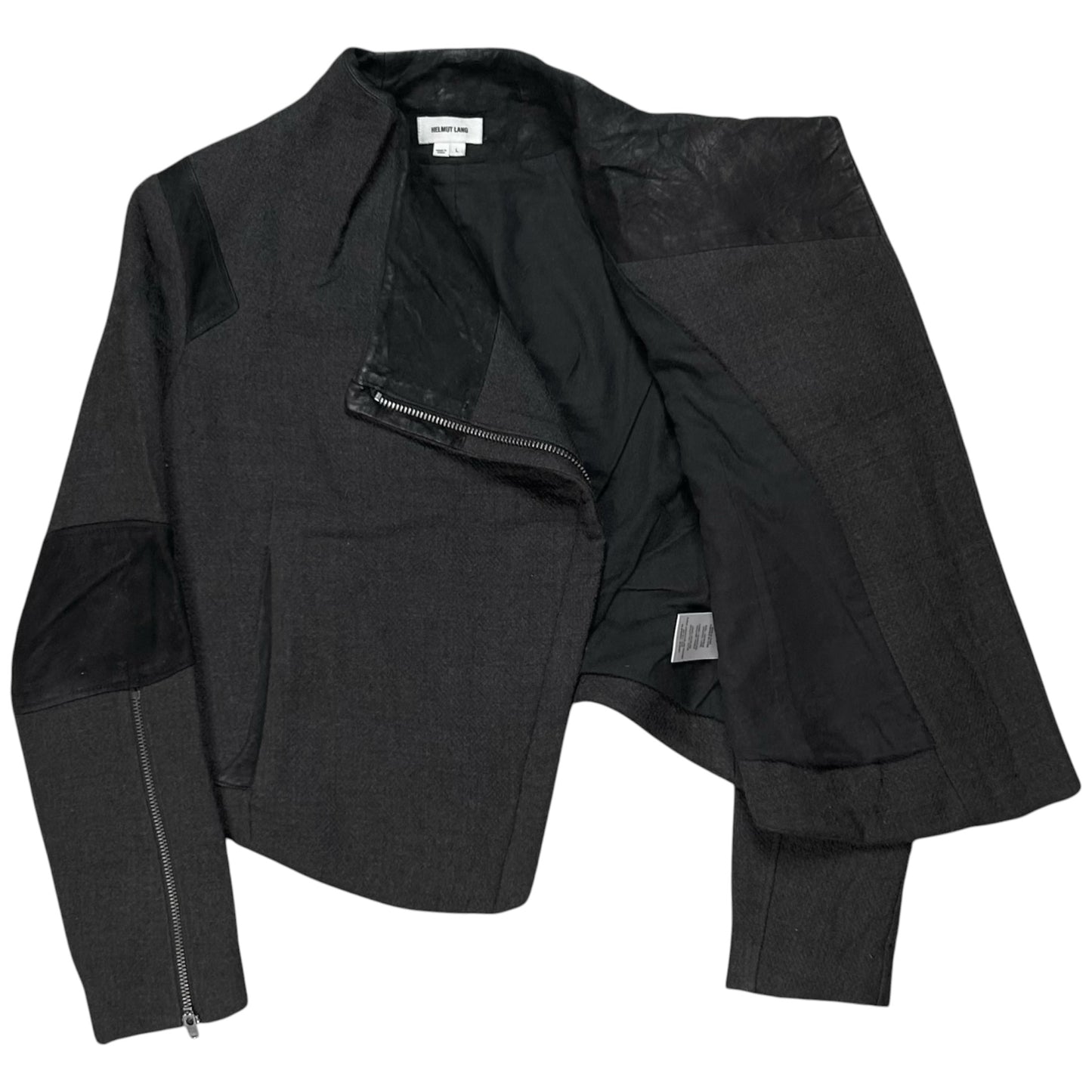 Helmut Lang Strata Moto Wool Jacket - AW11