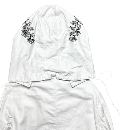 Ann Demeulemeester Hood Embroidered Field Jacket - SS14