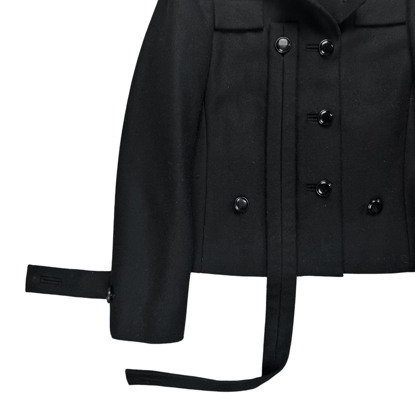 Balenciaga Belted Military Wool Jacket - AW06