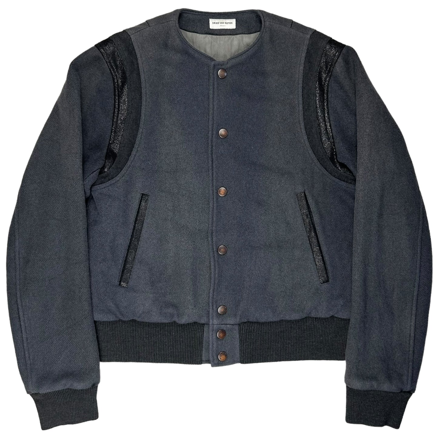 Dries Van Noten Varsity Wool Bomber Jacket - AW14