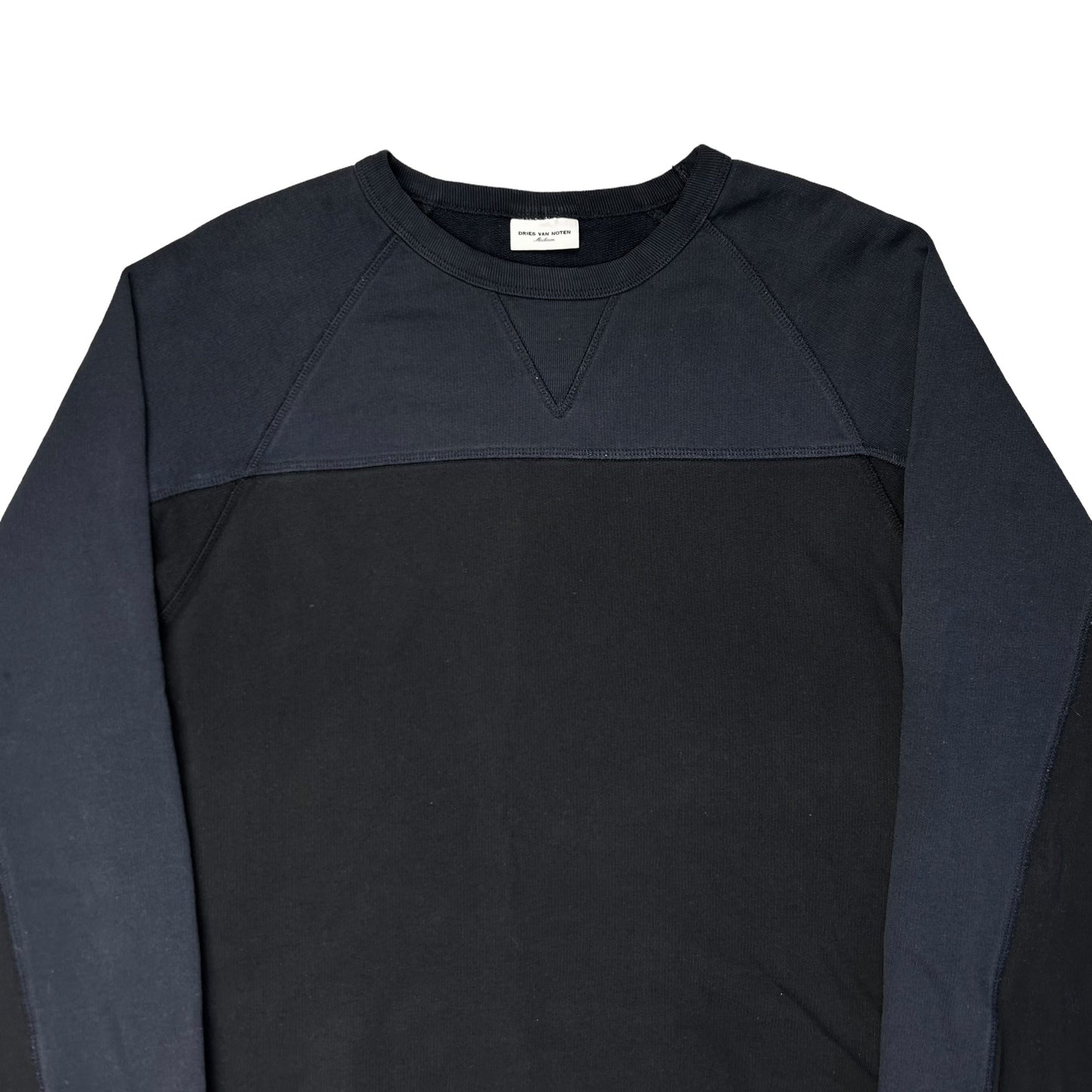 Dries Van Noten Two Tone Side Zip Sweater - AW12