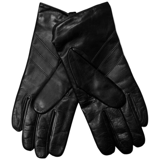 Dirk Bikkembergs Contrast Trimmed Sheep Leather Gloves