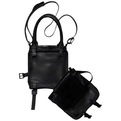 Dirk Bikkembergs Multi Bondage Strap Dual Leather Bag