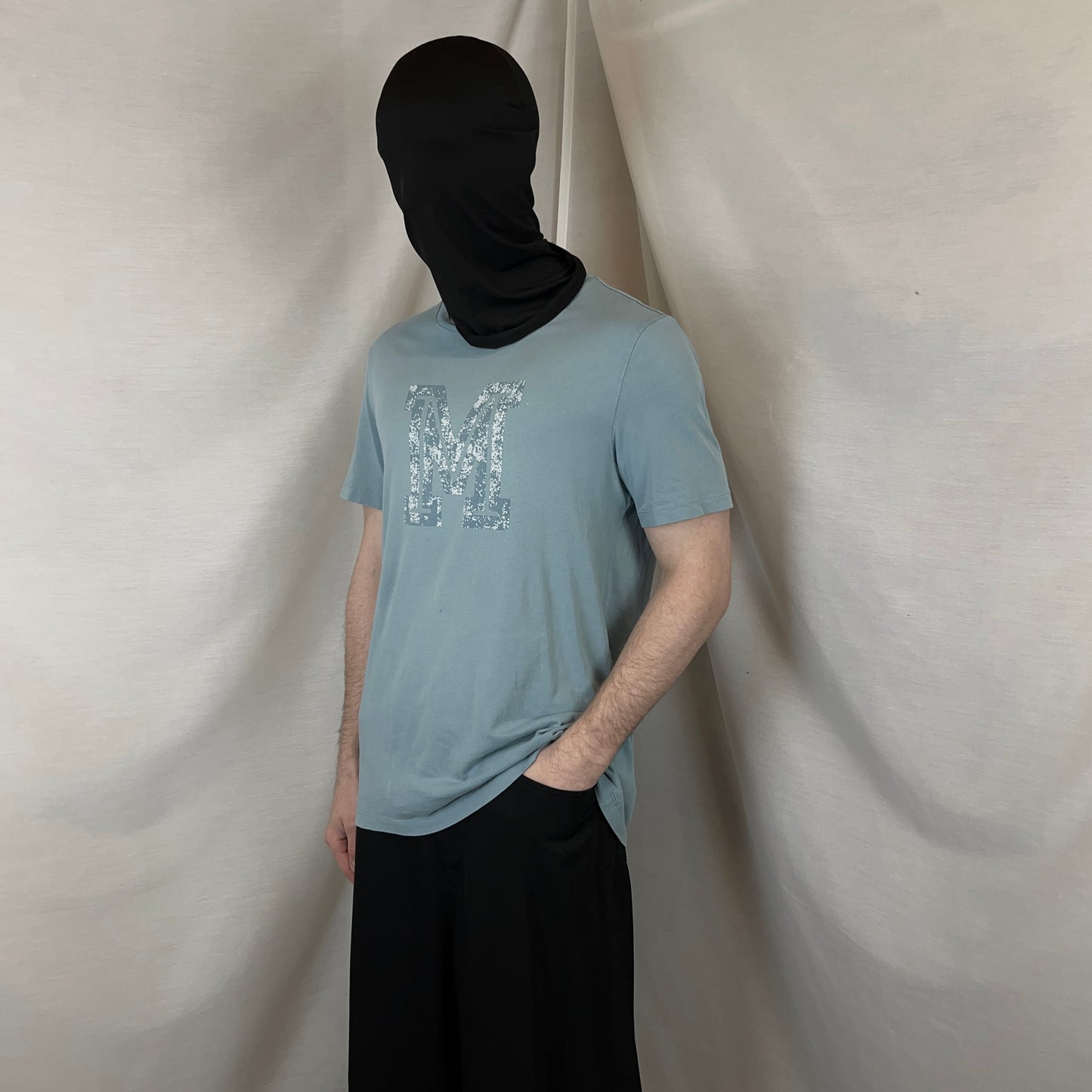 Maison Margiela Cracked Varisity M Print T-Shirt - SS17