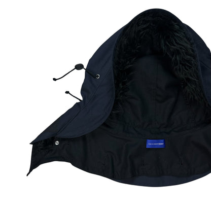 Comme des Garcons Shirt Velcro Faux Fur Hood - AW22