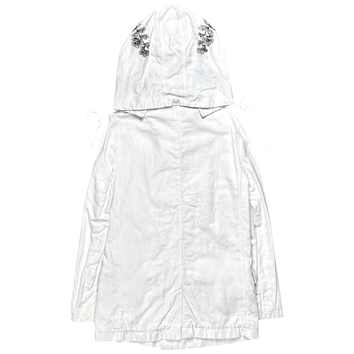 Ann Demeulemeester Hood Embroidered Field Jacket - SS14