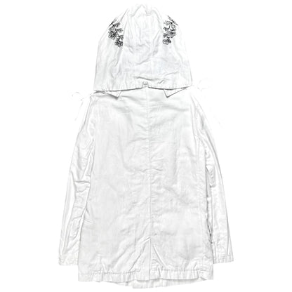 Ann Demeulemeester Hood Embroidered Field Jacket - SS14