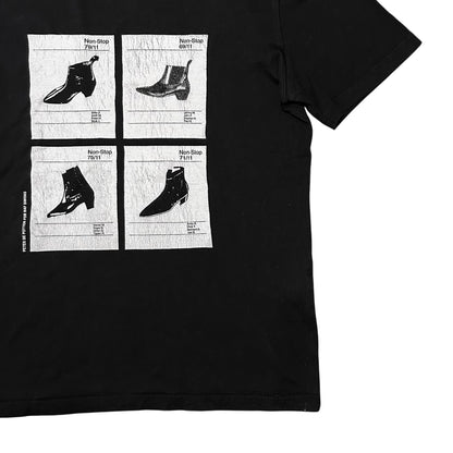 Raf Simons Peter De Potter Non Strop Boot Print T-Shirt - AW09