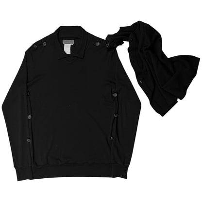 Yohji Yamamoto Pour Homme Deconstructed Button Layer Sweater - AW97