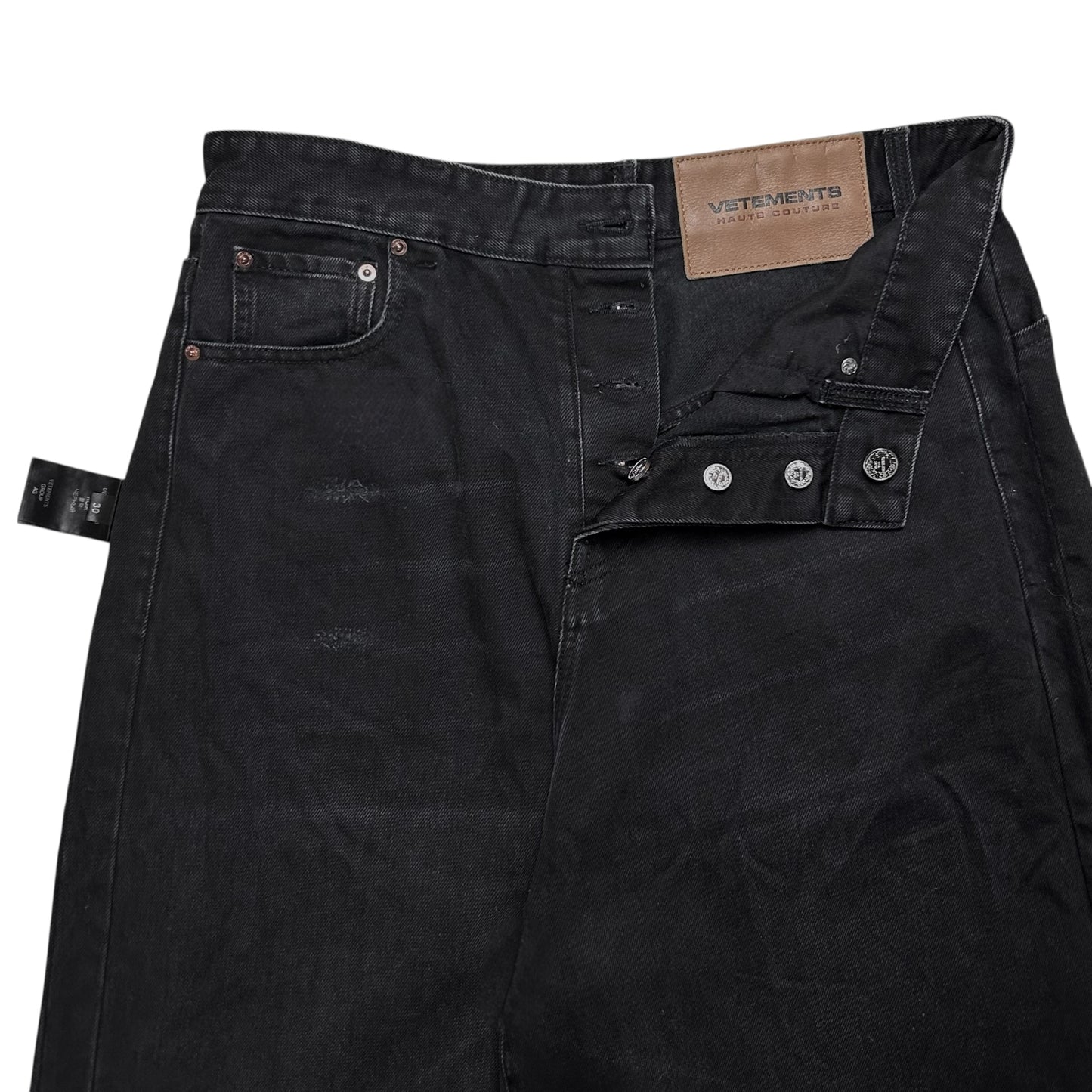 Vetements Wide Reversible Inside Out Jeans - SS23