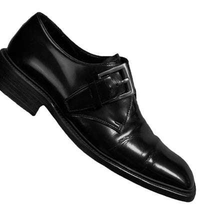 Prada Squared Monk Strap Derbies