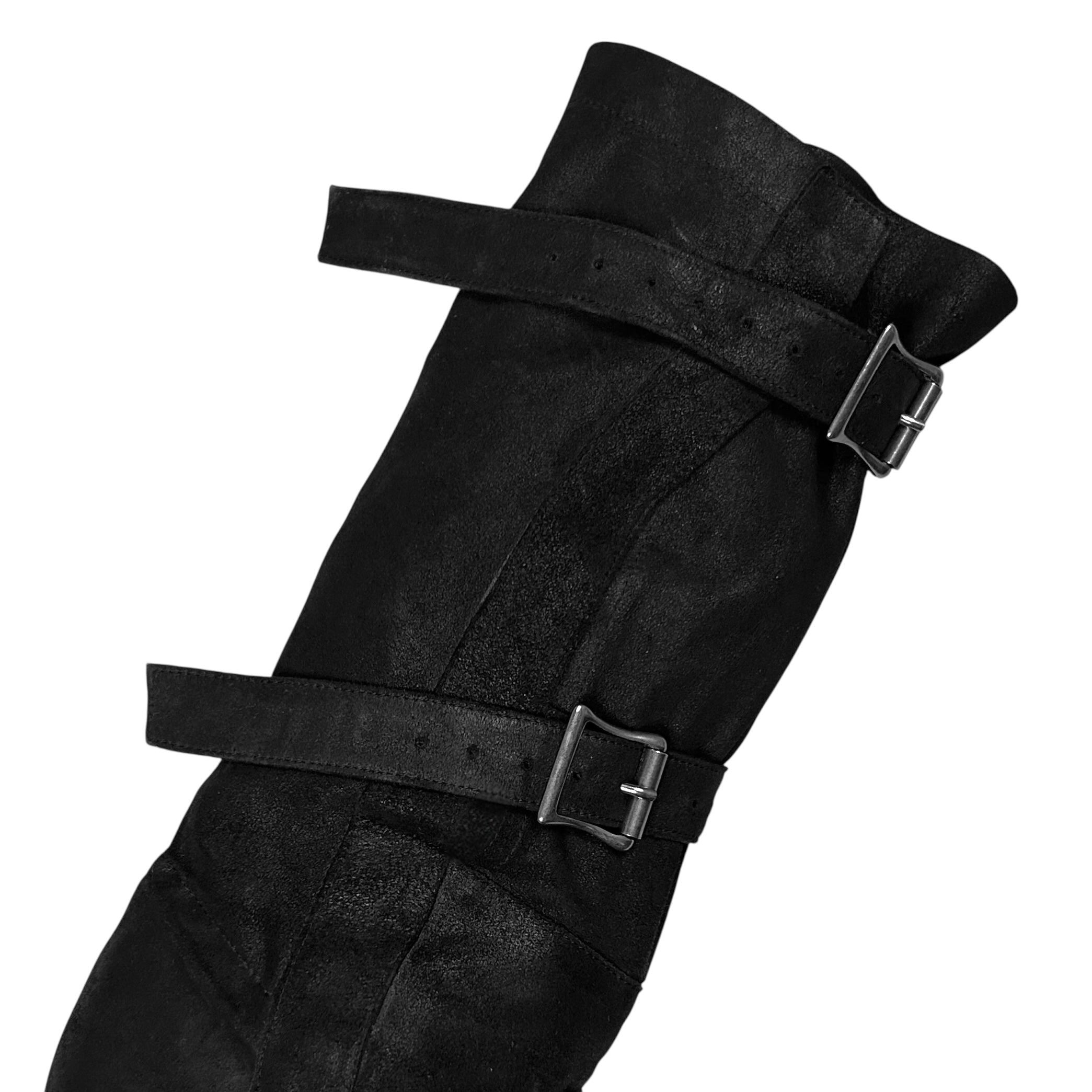 Ann Demeulemeester Triple Belt Pirate Boots - SS03 – Vertical Rags