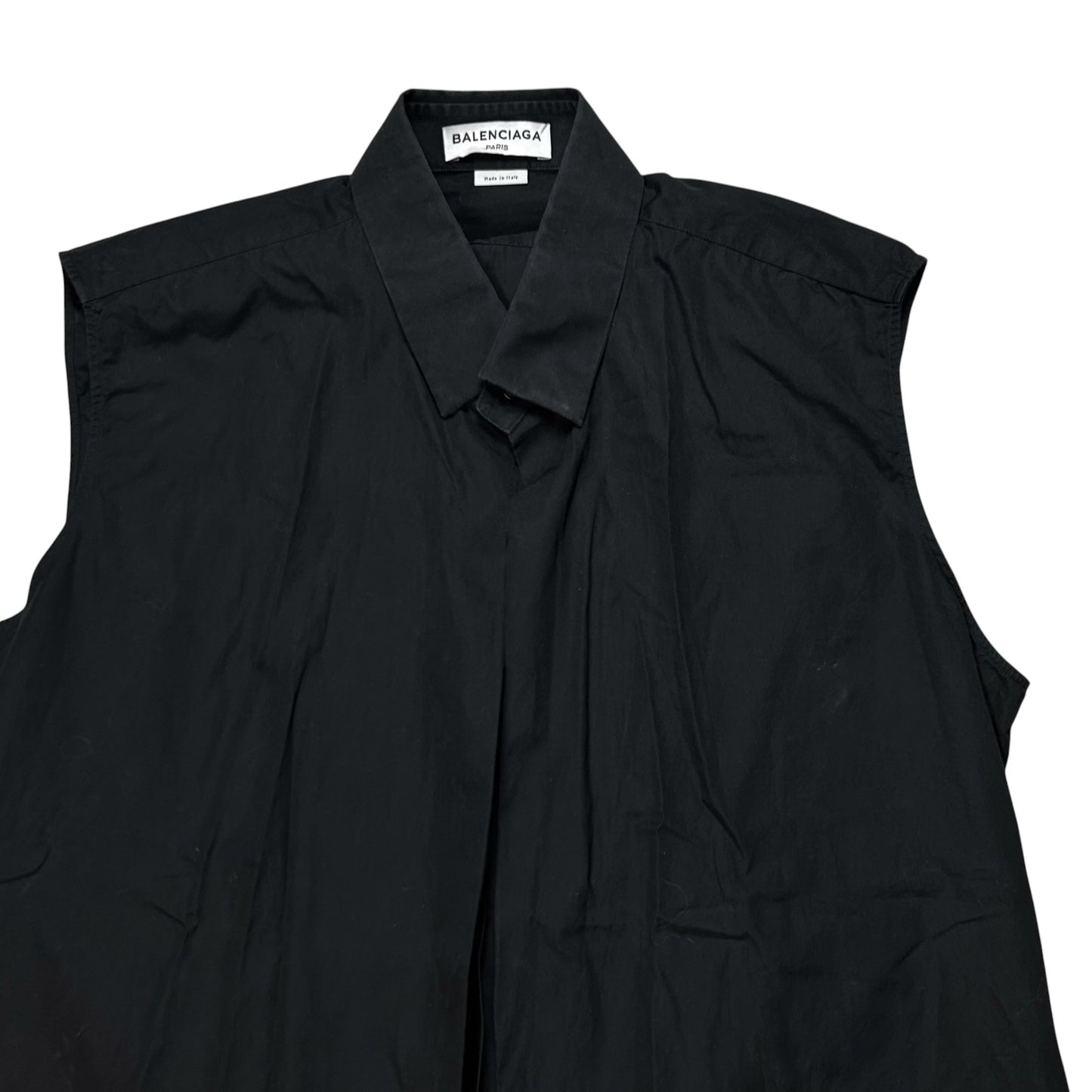 Balenciaga Draped Sleeveless Shirt - AW13