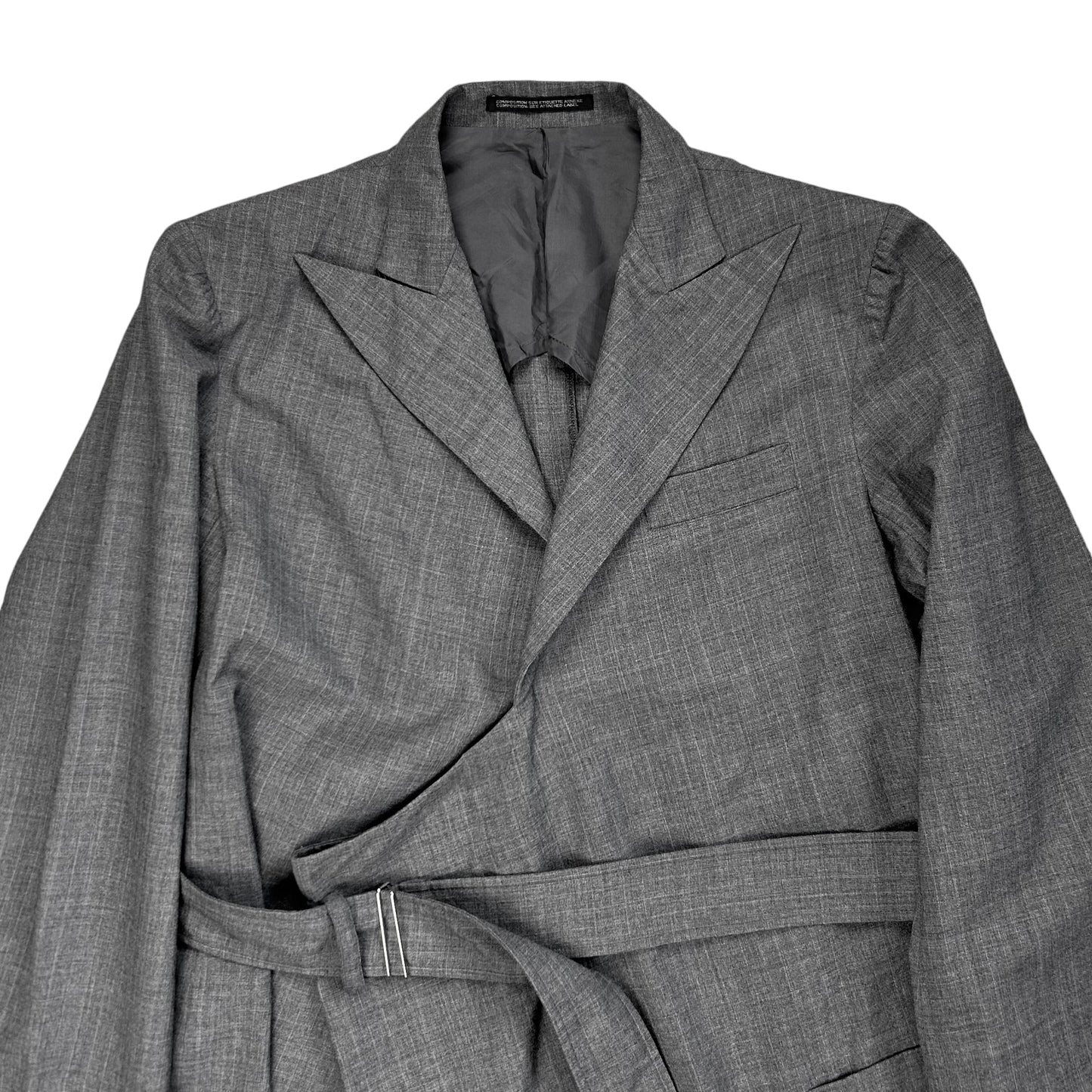 Y‘s Yohji Yamamoto Belted Wrap Blazer