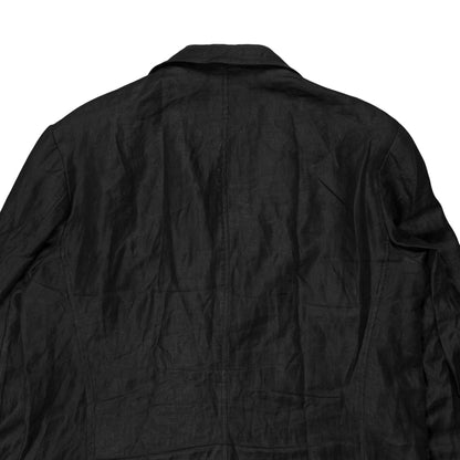 Dries Van Noten Overdyed Linen Blazer - 00s