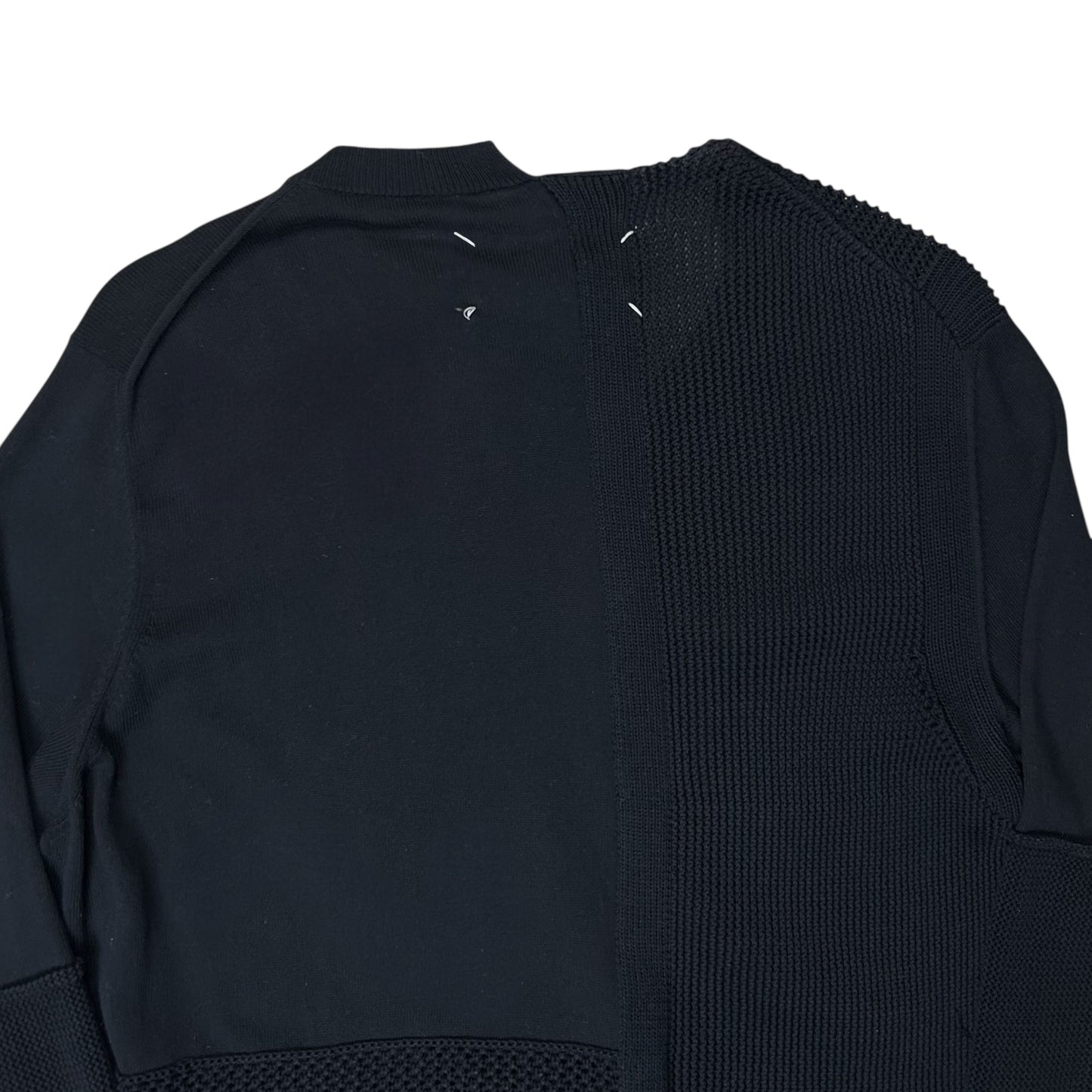 Maison Margiela Patchwork Dual Texture Sweater - SS16