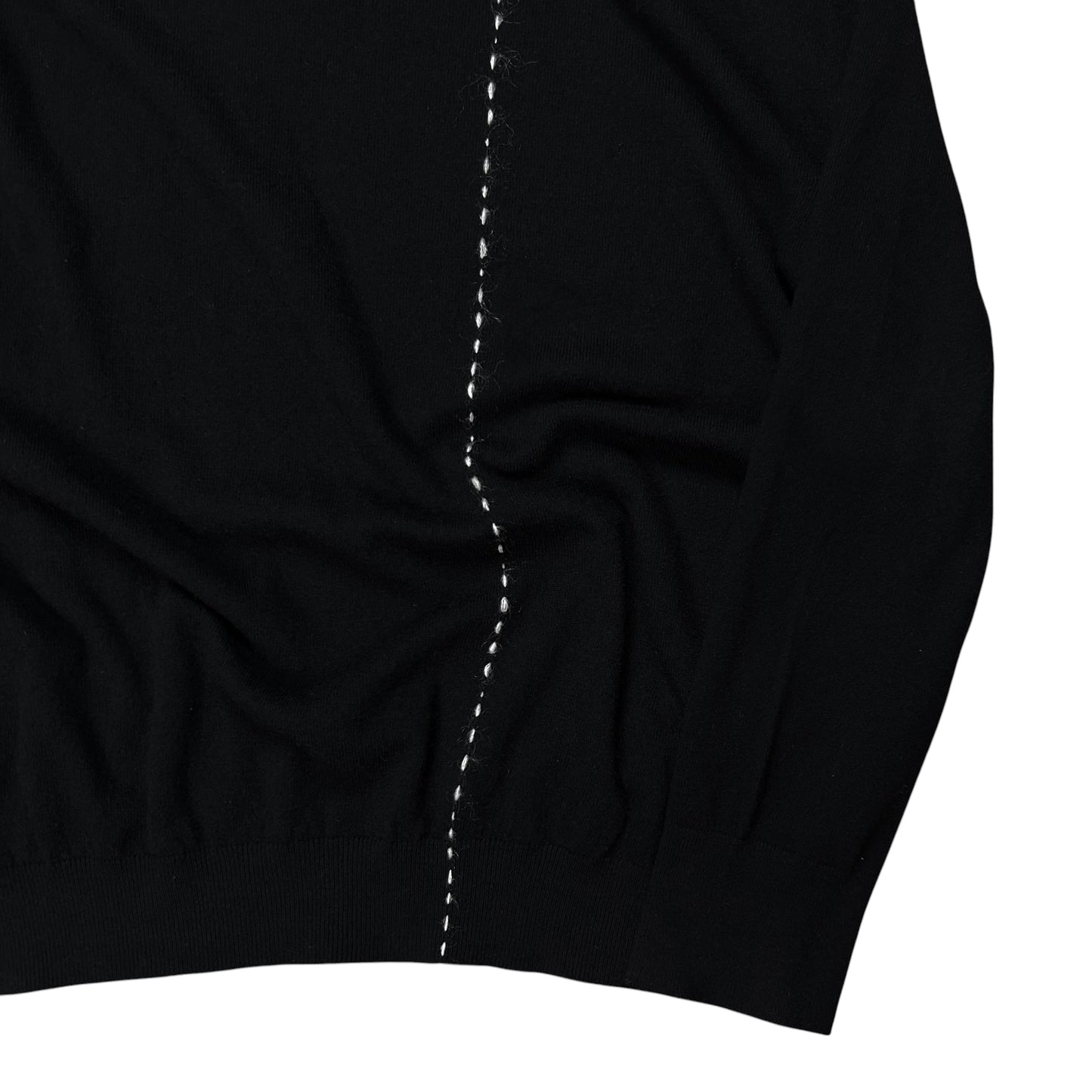 Ann Demeulemeester Visible Stitch Wool Sweater - AW21