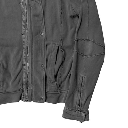 Dirk Bikkembergs Distressed Multi Zip Sweater