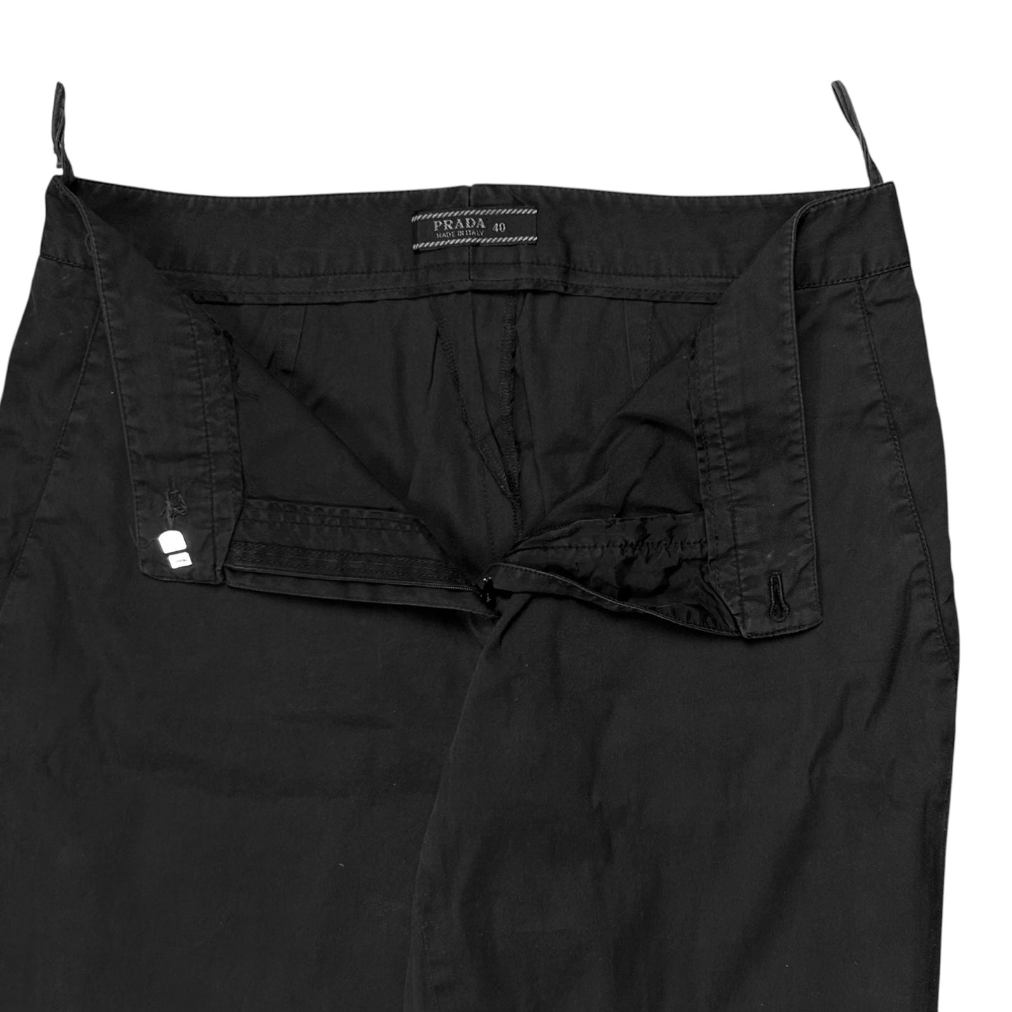 Prada Ankle Flared Pants - 2000s