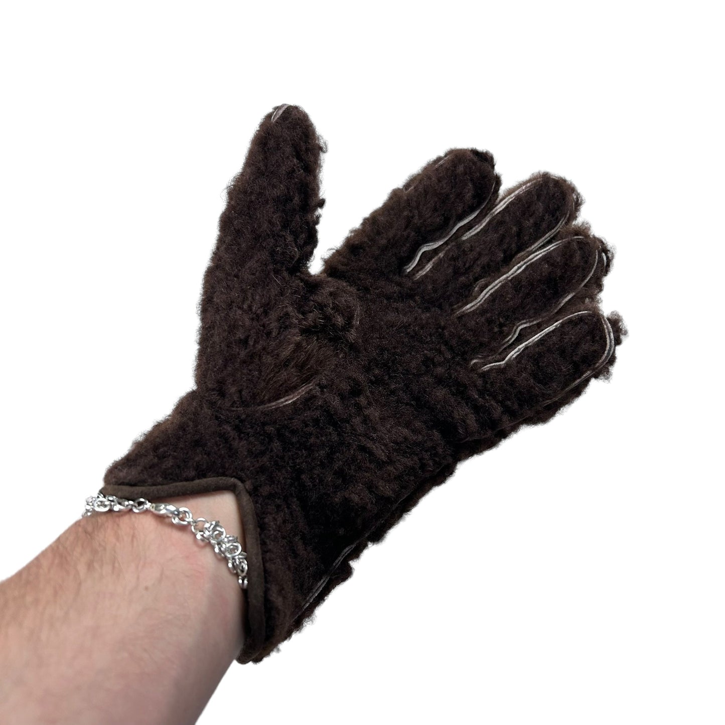 Maison Martin Margiela Lamb Fur Gloves - AW12