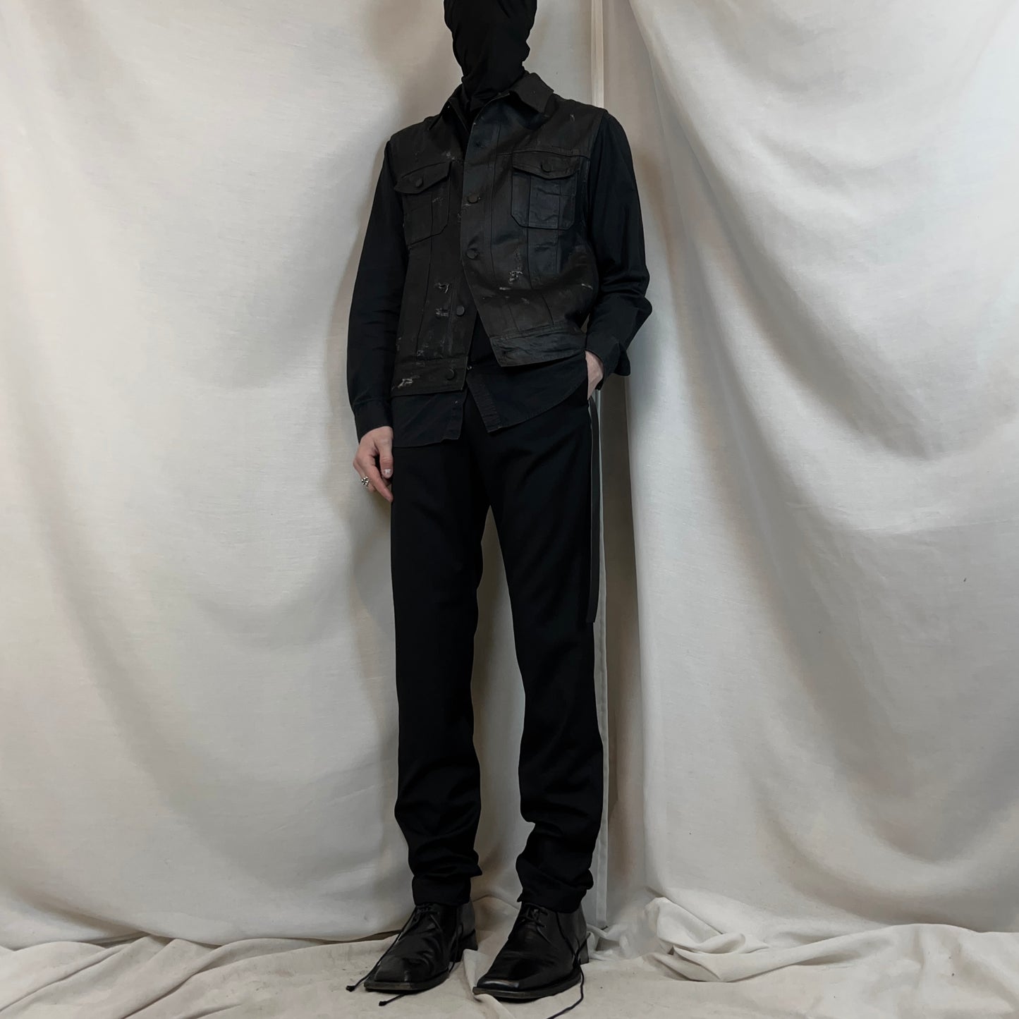 Gucci by Tom Ford Dual Waist Belt Pants - 90s
