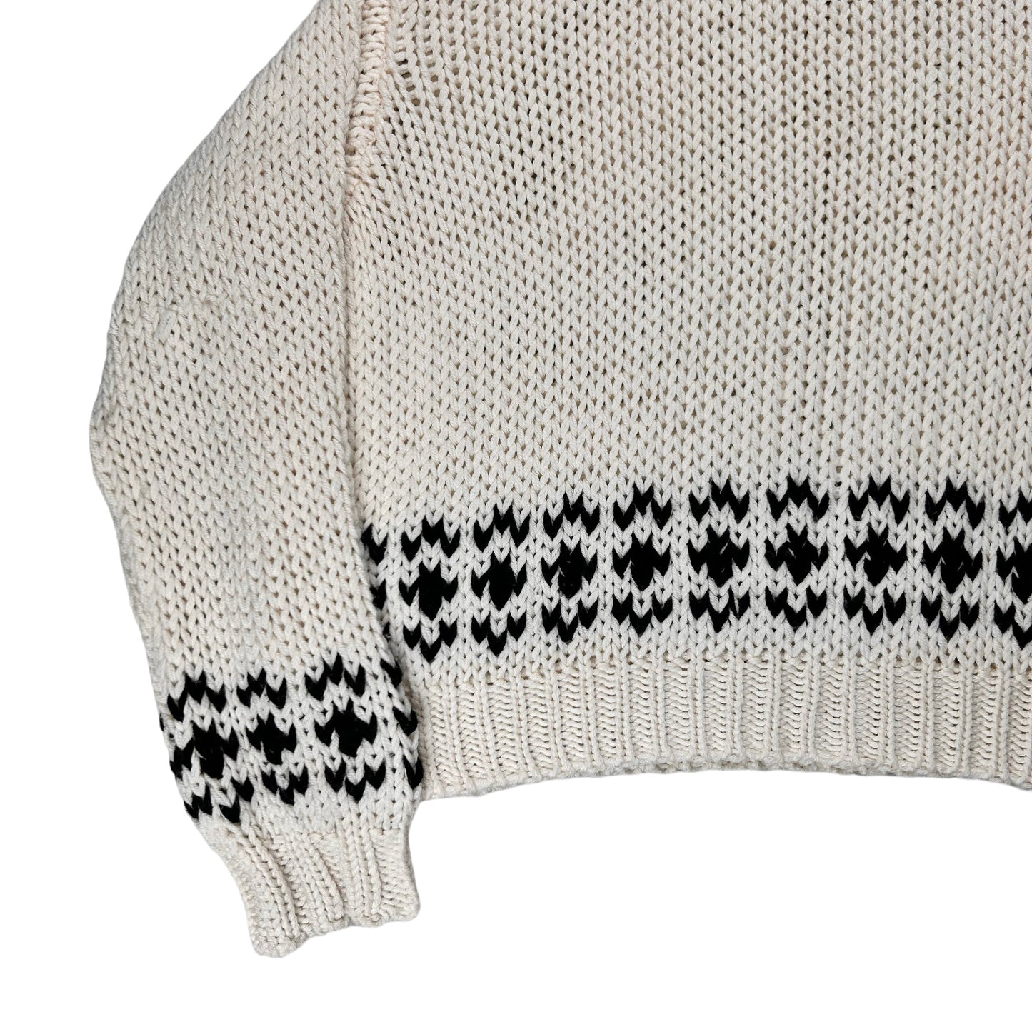 Raf Simons Disturbed Jacquard Knit Sweater - AW17
