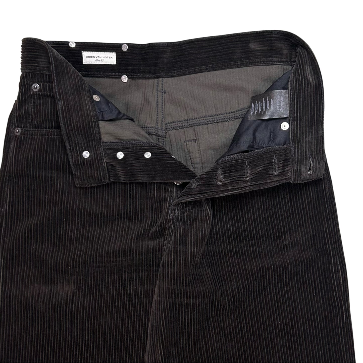 Dries Van Noten Corduroy Rivet Pants - AW23
