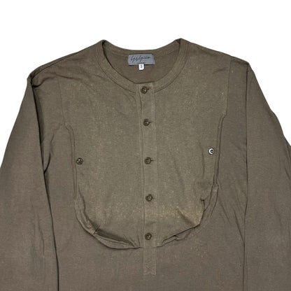 Yohji Yamamoto Pour Homme Distorted Pocket Button Longsleeve