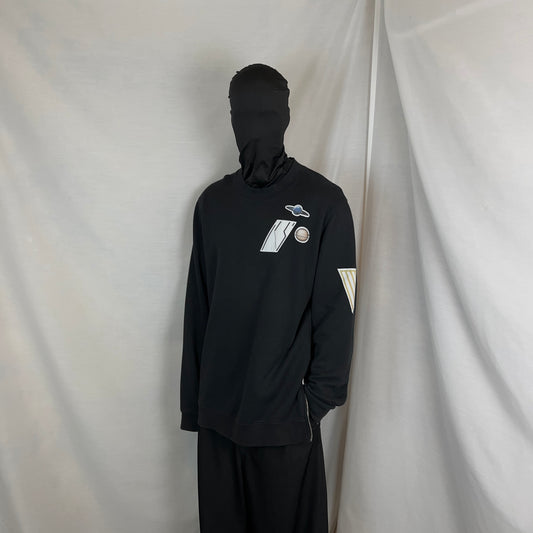 Raf Simons Space Print Side Zip Sweater - AW14