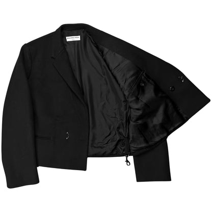 Balenciaga Flying Shoulder Hook Wool Jacket - SS17