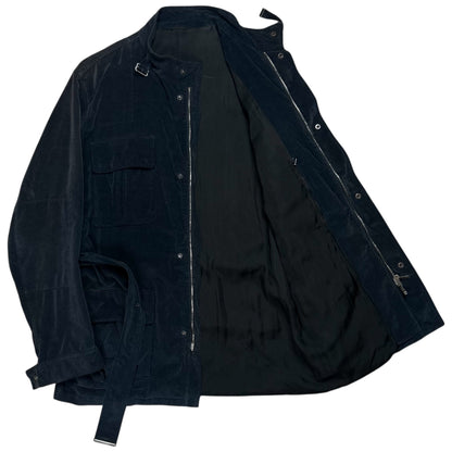 Jil Sander Belted Velvet Field Jacket - AW10