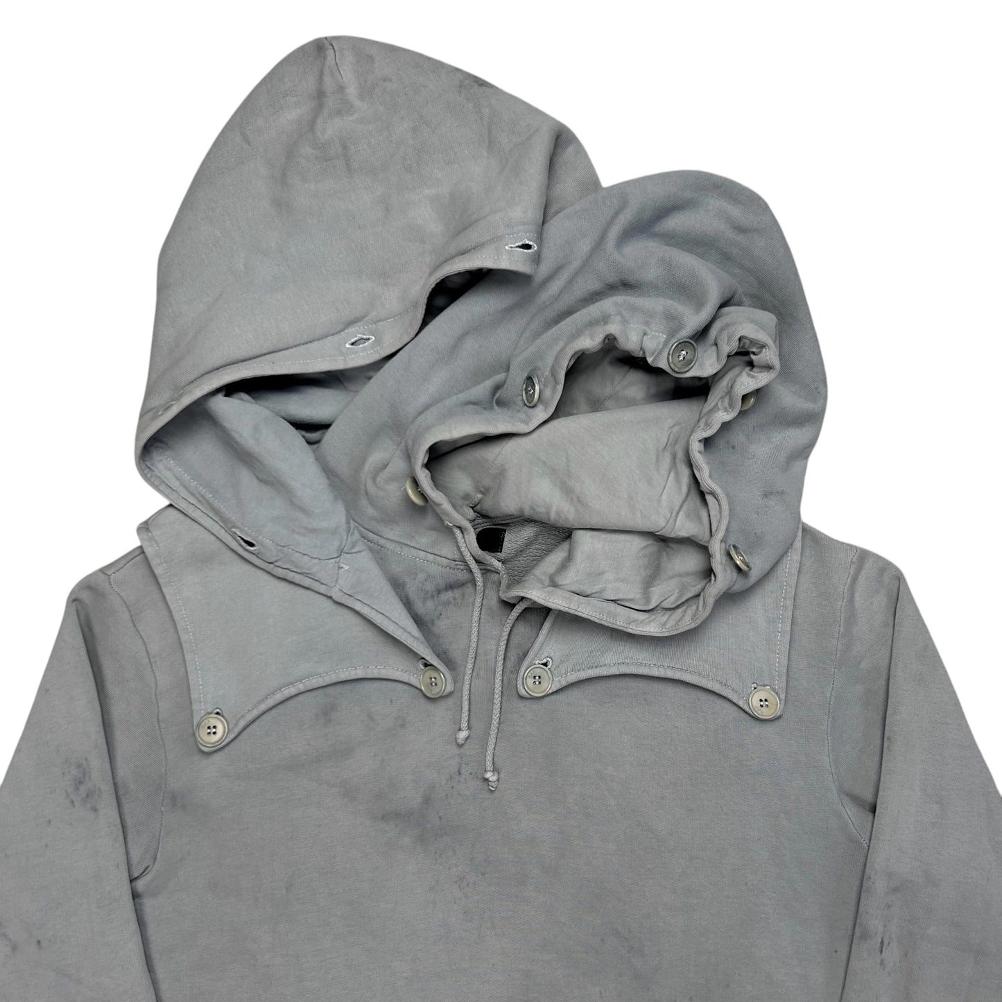 RAF by Raf Simons Washed Button Layer Hoodie