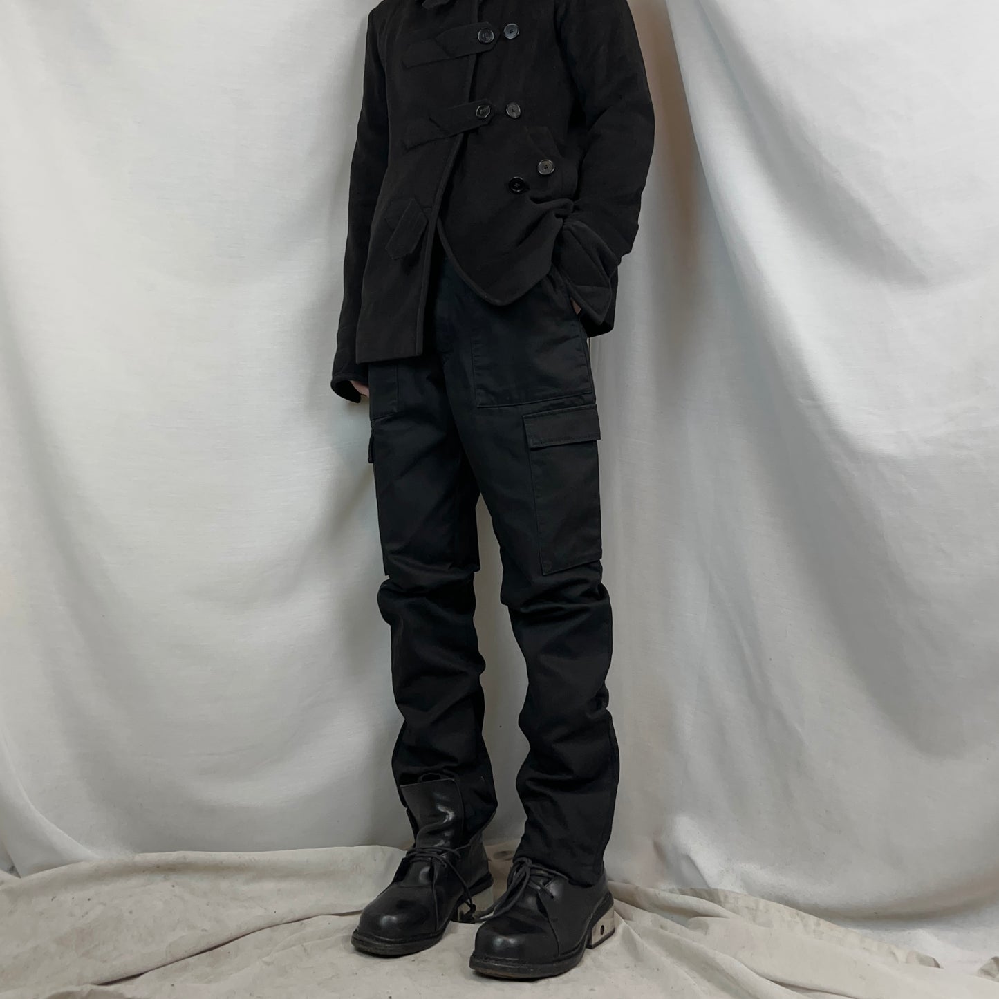 Maison Margiela Flared Button Loop Cargo Pants - SS17
